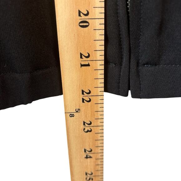 Crosby Womens Jacket Black Large Zip Up Bomber Style Business Casual Stretch - Picture 5 of 7